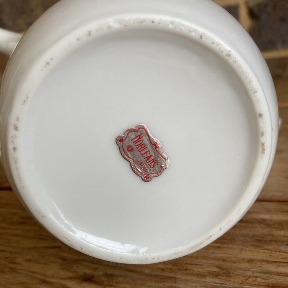 VTG Norleans Japan Poppies Chocolate Pot Teapot Spring Floral - Picture 8 of 11